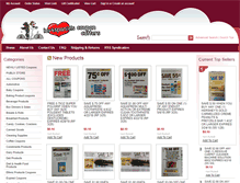 Tablet Screenshot of buycoupons-foodcoupons.com